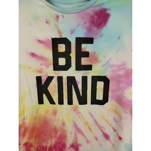 Goodfellow & Co Womens M Tie-Dye Be Kind T-Shirt - Picture 2 of 5